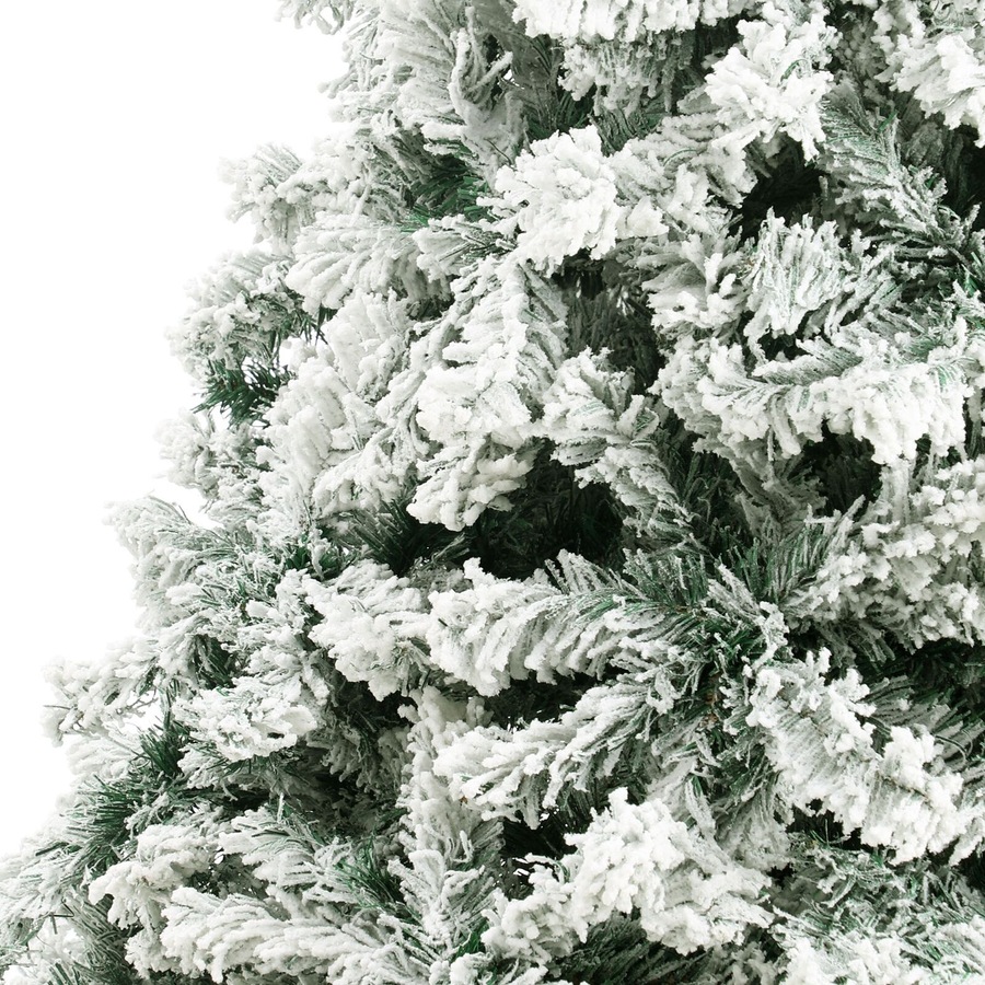 2.1M Christmas Tree Tinseltown 7FT Xmas Trees Decor White Snow Flocked 900 Tips