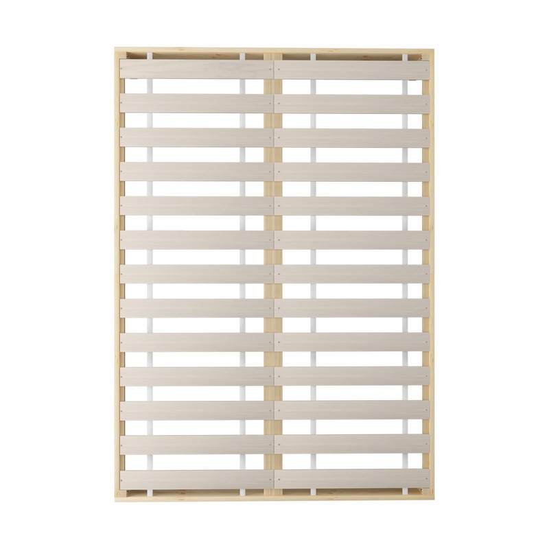 Buy Oikiture Bed Frame Double Wooden Platform Bed Base Frame Wood