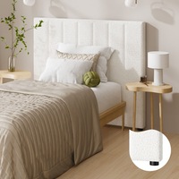 Oikiture Bed Frame Headboard Queen Double King Single Bedhead Upholstered