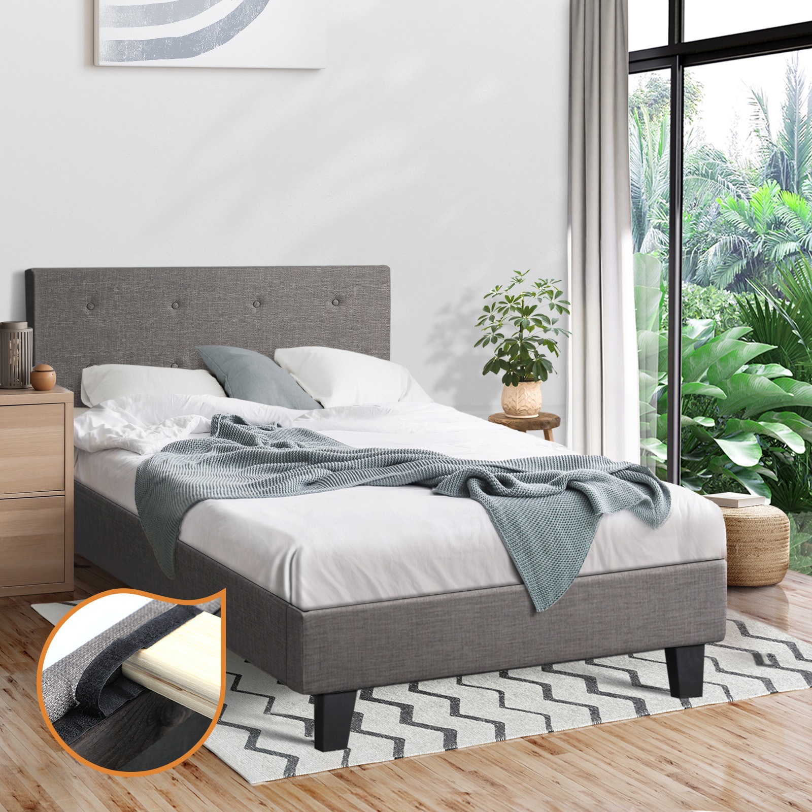 King Single Bed Bed Frames Bedroom Furniture MyDeal Australia