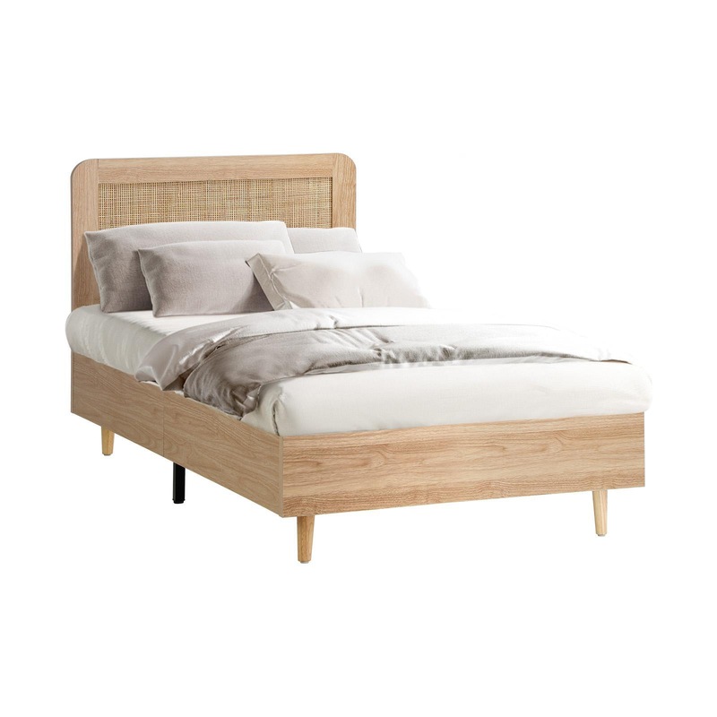 Oikiture Bed Frame Queen Double King Single Size Wooden Bed Frame