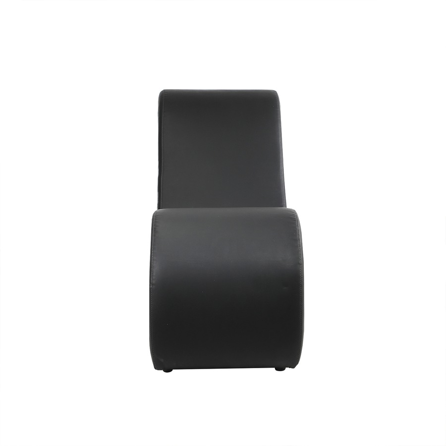 Oikiture Sofa Couch Chair Love Seat Chaise Lounge Couples Yoga Bed Black