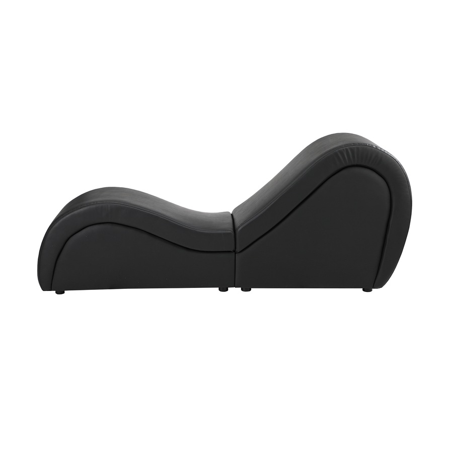 Oikiture Sofa Couch Chair Love Seat Chaise Lounge Couples Yoga Bed Black