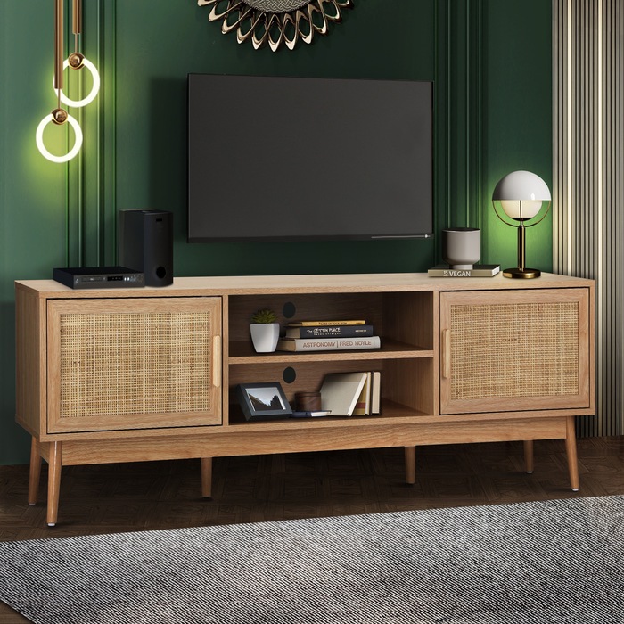 Suprilla TV Entertainment Unit in Gloss White 1.8m MyDeal