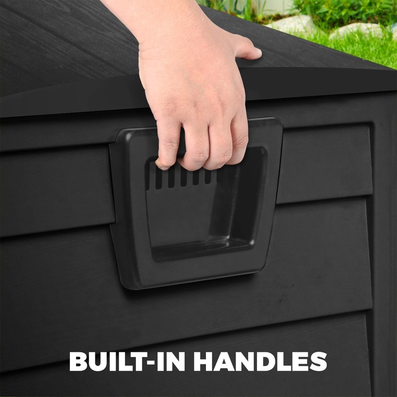 Livsip Outdoor Storage Box Garden Shed Container Deck Tool