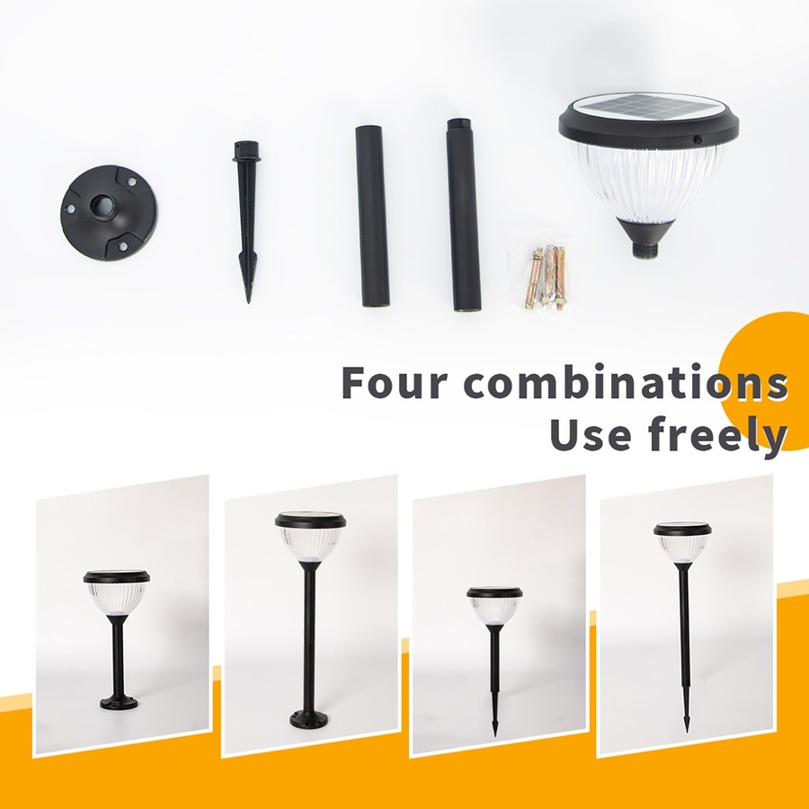 Outway 2x Solar Lawn Light 4-in-1 Outdoor Garden Lights Path Waterproof Lamp