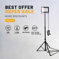 Outway Outdoor LED Work Light Adjustable Stand Spotlight Tripod Flood Lights