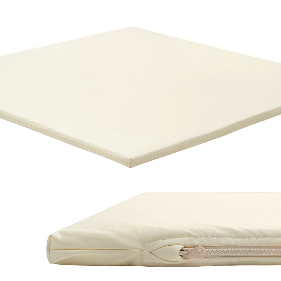 Playpals Kids Play Mat Baby Crawling Pad Soft Leather Cover Plush Foam Beige