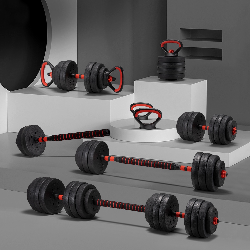 ProPulse 40KG Adjustable Dumbbell Barbell Set Home Gym Weights Exercise Australia
