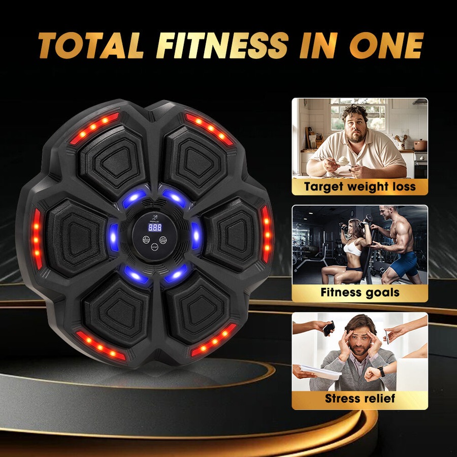 ProPulse Punching Boxing Machine Electronic Music Bluetooth Training 9 Speeds