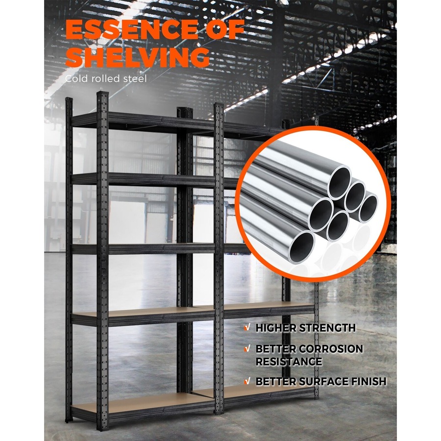 Buy Sharptoo 2x1.5M Garage Shelving Warehouse Rack Storage shelves ...