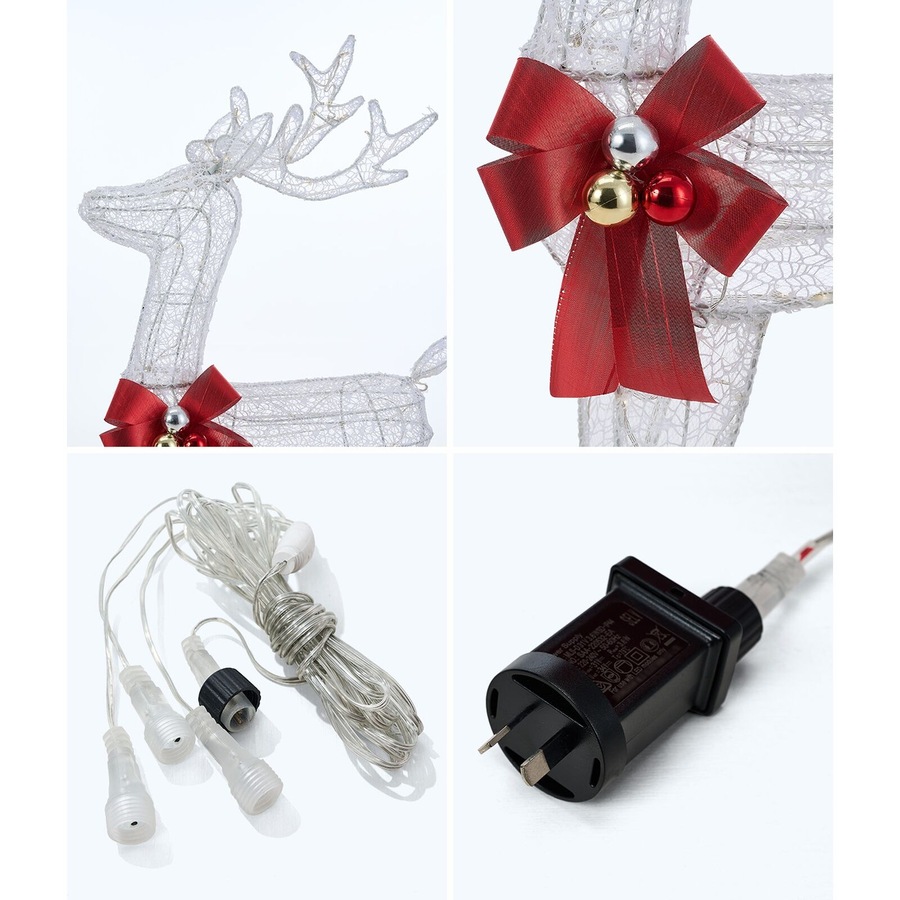 Tinseltown Christmas Lights LED 3PCS Reindeer Family Xmas Decor Indoor Outdoor