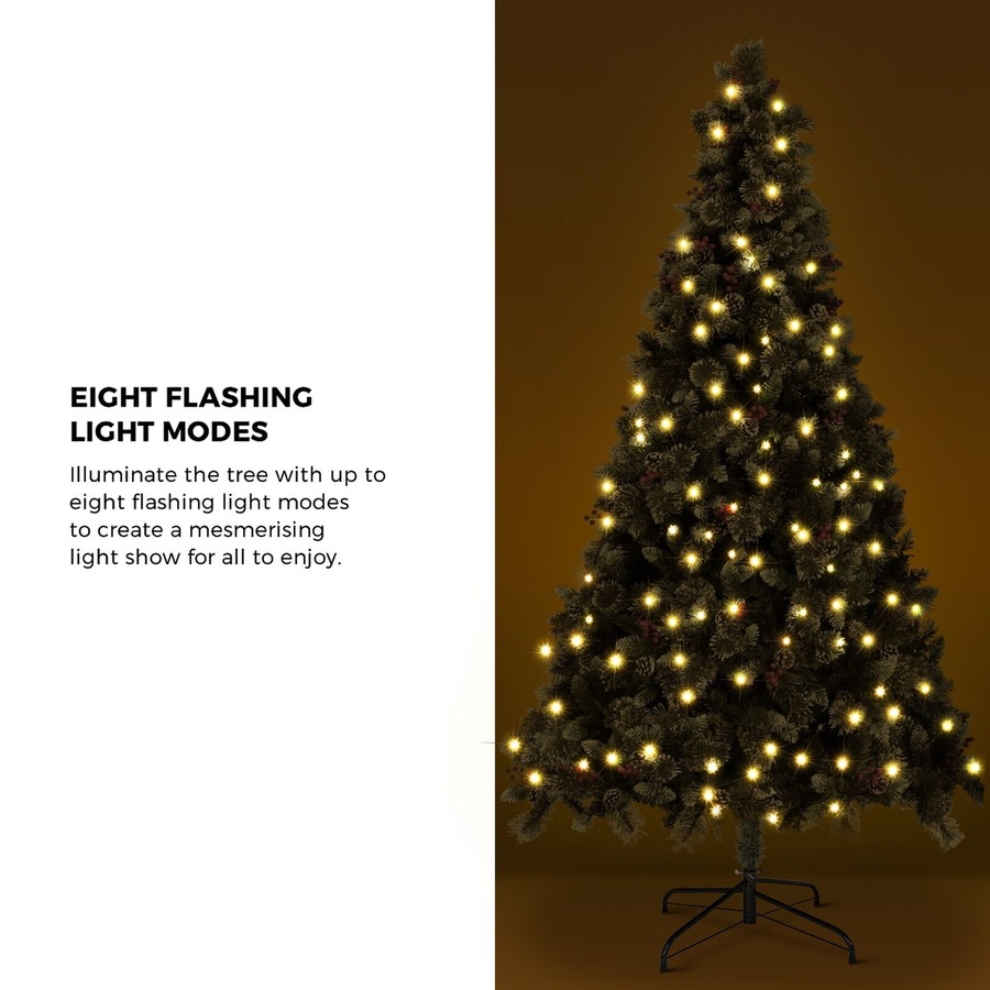 Tinseltown LED Christmas Tree 6FT 1.8M Xmas Trees Decor with Ornaments 950 Tips