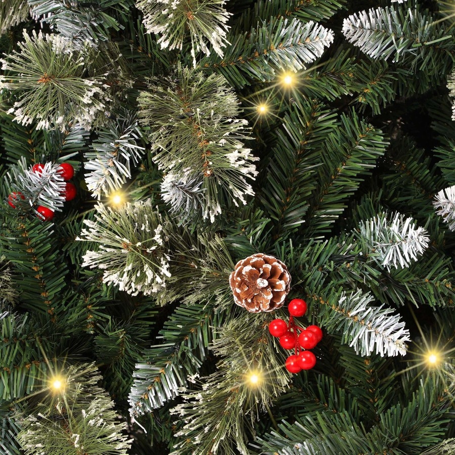 Tinseltown LED Christmas Tree 6FT 1.8M Xmas Trees Decor with Ornaments 950 Tips