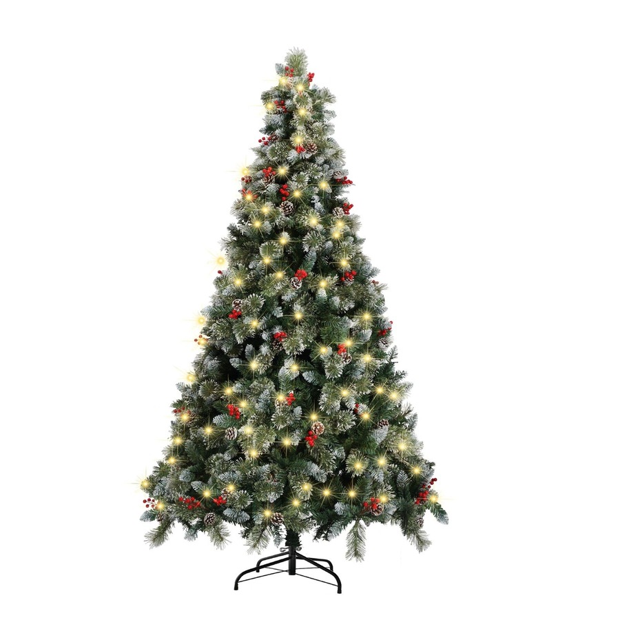 Tinseltown LED Christmas Tree 6FT 1.8M Xmas Trees Decor with Ornaments 950 Tips