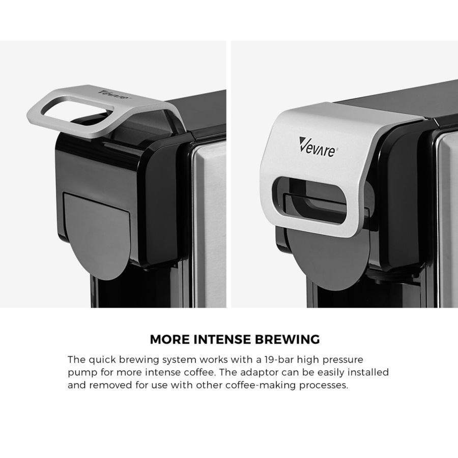 Vevare 5 in 1 Capsule Coffee Machine 19 Bar Nespresso Dolce-Gusto Pod K-Cup Maker