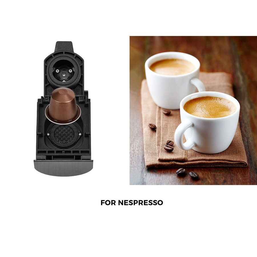 Vevare 5 in 1 Capsule Coffee Machine 19 Bar Nespresso Dolce-Gusto Pod K-Cup Maker