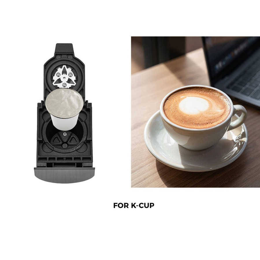 Vevare 5 in 1 Capsule Coffee Machine 19 Bar Nespresso Dolce-Gusto Pod K-Cup Maker
