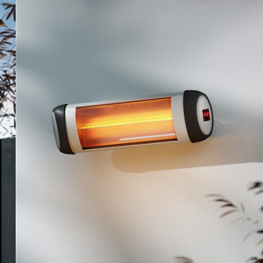Vevare 1500W Electric Strip Infrared Heater Radiant Patio Space Heaters Remote