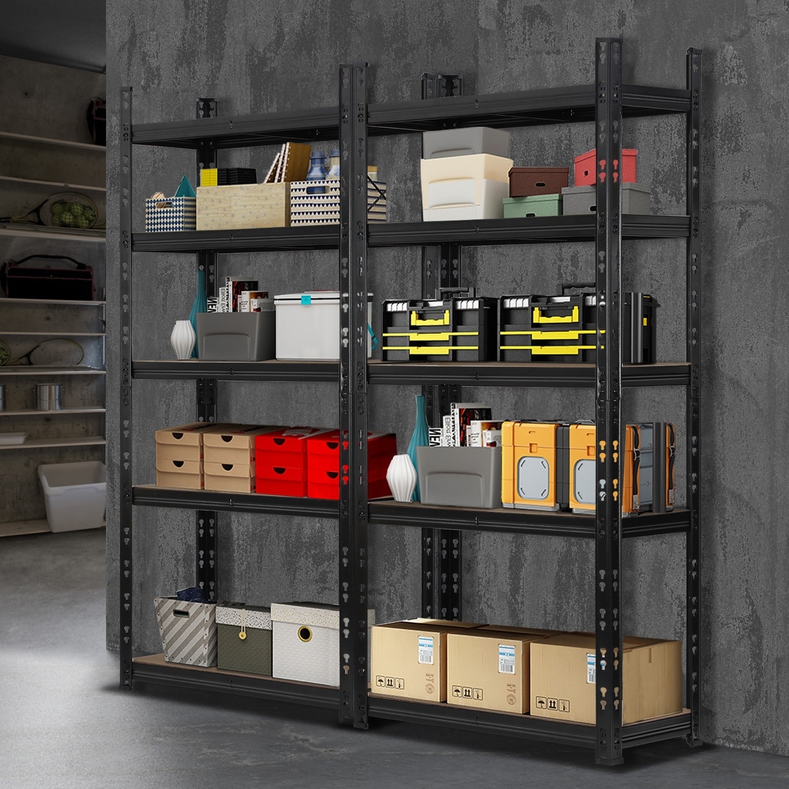 Buy Garage Shelving Online In Australia MyDeal   Warehouse Shelving Garage Shelves Storage Racks Steel Pallet Racking 1 5mx2 6894485 00 