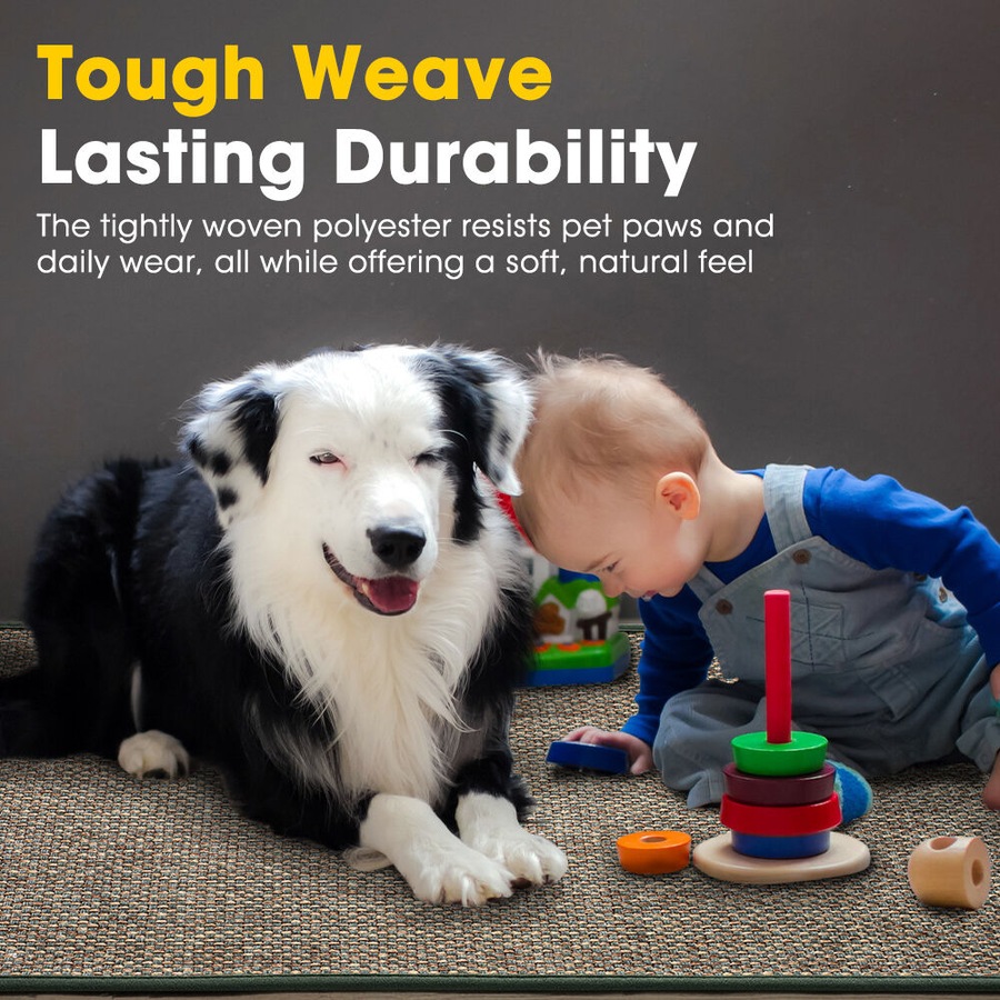 ZUNI 2PCS Kitchen Mats Non Slip Anti Fatigue Door Rugs Floor Mat Green