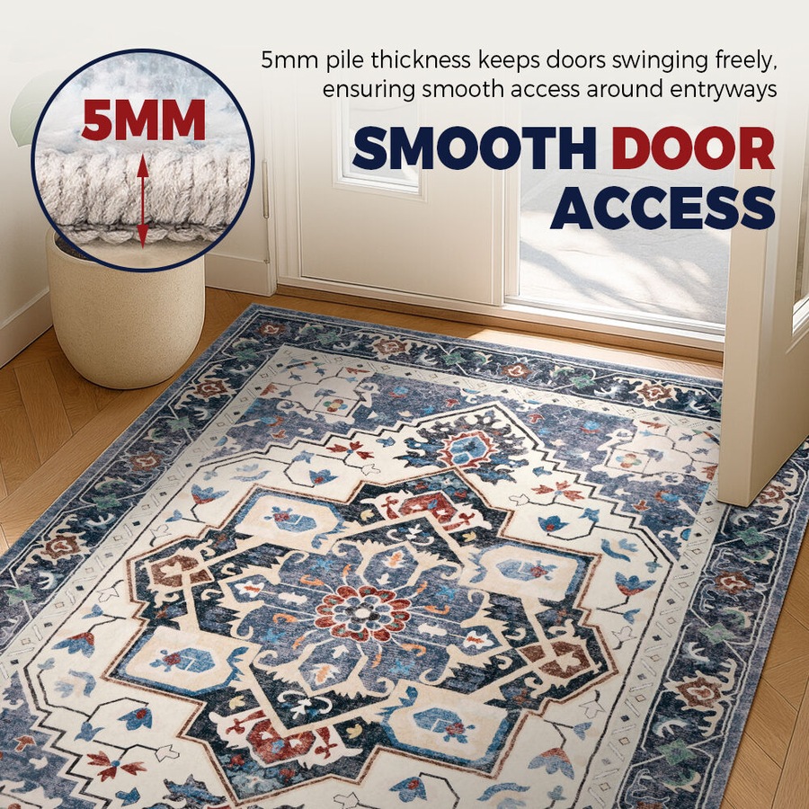 ZUNI Floor Rug Fluffy Area Rugs Soft Carpet Living Room Bedroom Pad 120x160cm