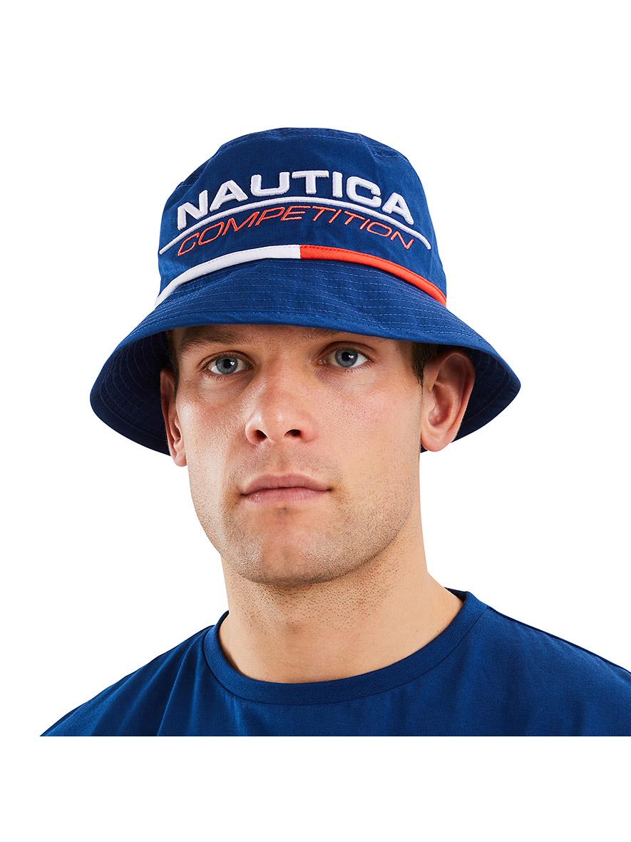 Nautica Rogers Bucket Hat Mens - Navy 