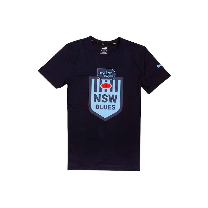 Buy NSW Blues Youth Logo Tee 2021 - MyDeal