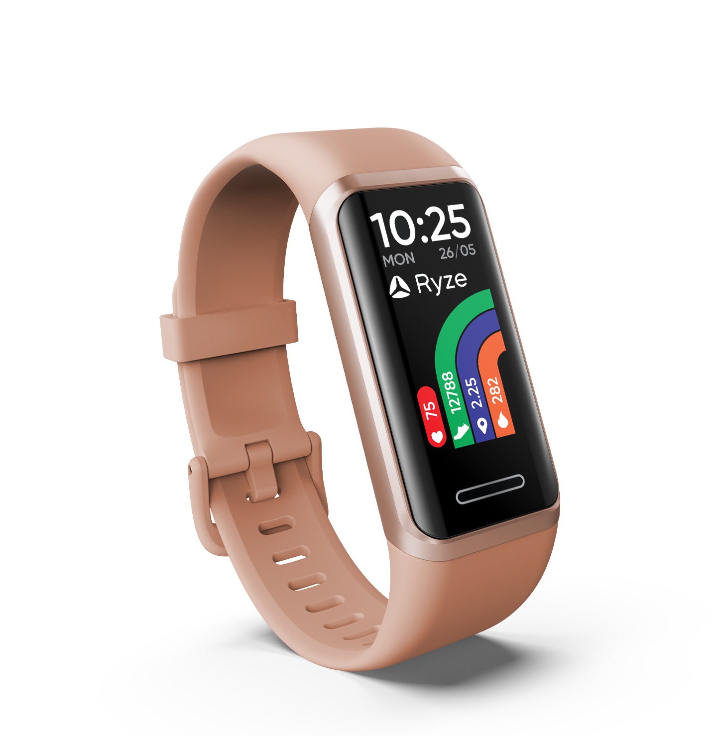Ryze Elevate Smart Watch With Alexa Pink + Black Australia