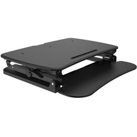 ARISE DESKALATOR WORKSTATION 890x580mm Black