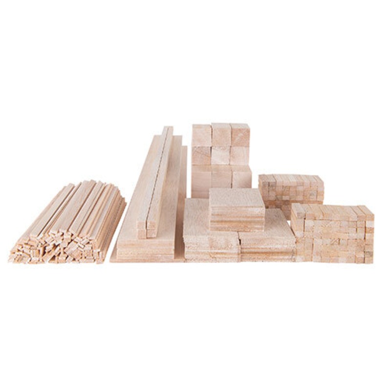 Buy Balsa Wood Class Pack 325 Pieces MyDeal