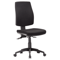 CLICK HIGH BACK Task Chair METRO BLACK FABRIC 