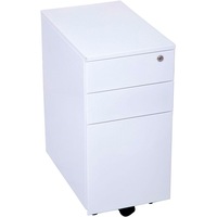 GO SLIMLINE MOBILE PEDESTAL H610mm x W300mm x D475mm White China