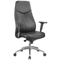 HUME HIGH BACK Executive Chair BLACK PU