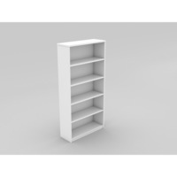 OM BOOKCASE W900 x D320 x H1800mm White