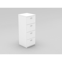 OM FILING CABINET W468 x D510 x H1320mm White