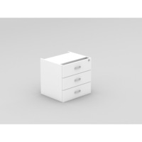 OM FIXED DRAWER 3 Stationery Drawers W464 x D400 x H450mm White