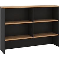 OM HUTCH W1500 x D325 x H1080mm Beech/ Charcoal
