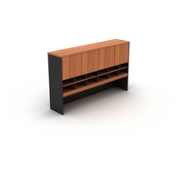 OM HUTCH W1800 x D370 x H1080mm Cherry/ Charcoal