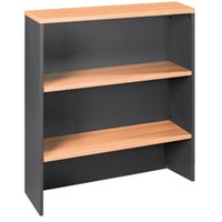 Om Hutch W900 X D325 X H1080Mm Beech/ Charcoal