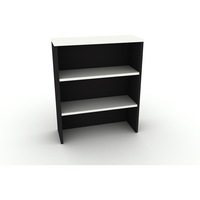 OM HUTCH W900 x D325 x H1080mm White/ Charcoal