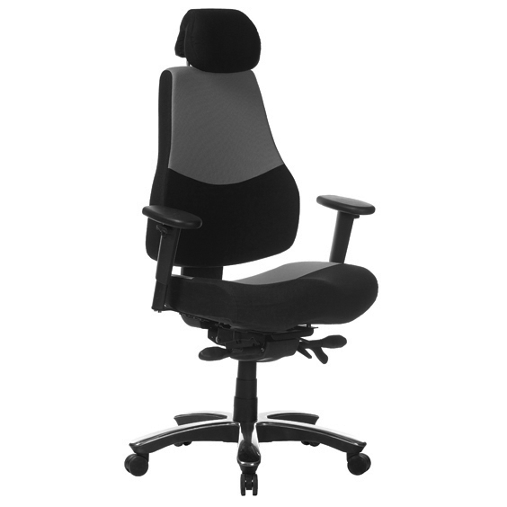 RANGER Multi-Seating Chair BLACK AND GREY FABRIC