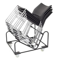 RAPIDLINE CHAIR TROLLEY Suits Zola Wimbledon and PMV Chair Models Black