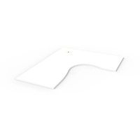 Rapidline Cockpit Corner Desk Top Only 25Mm Thick W1800 X W1500 X D700Mm White