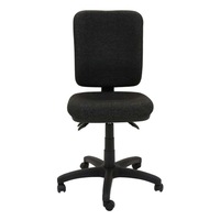 RAPIDLINE HIGH BACK TASK CHAIR 3 Lever Charcoal Fabric Seat and Back
