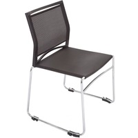RAPIDLINE IDEAL VISITOR OR CONFENRENCE CHAIR 450mmH x 455mmW x 460mmD Black