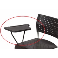 Rapidline Optional Tablet Arm Only To Suit Wimbledon Chair Polypropylene Black