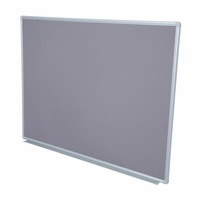 RAPIDLINE PINBOARD Aluminium Frame W1200 x H900 x D15mm Grey 
