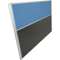 RAPIDLINE RAPID SCREEN H1650mm x W1200mm x D30mm Blue & Ironstone