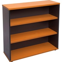 Rapidline Rapid Worker Bookcase 2 Shelves W900 x D315 x H900mm Cherry/Ironstone